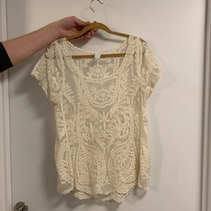 Pretty Swell lace top.